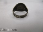 VINTAGE ZUNI INDIAN SNAKE EYE TURQUOISE DOME RING STERLING — photo 5