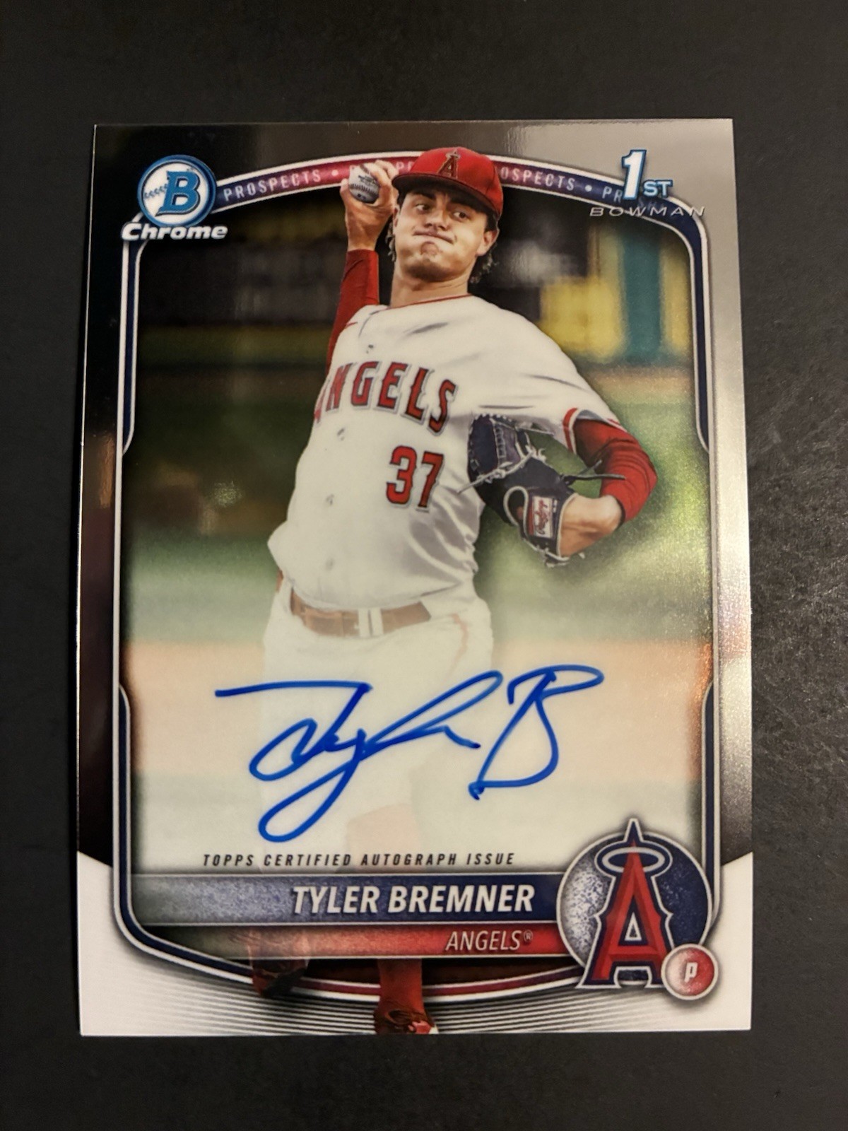 2025 Bowman Draft - Chrome Prospect Autographs Tyler Bremner #CPA-TB 1st Auto