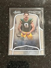 2022 Panini Absolute #INT-14 Christian Watson Introductions Green Bay Packers