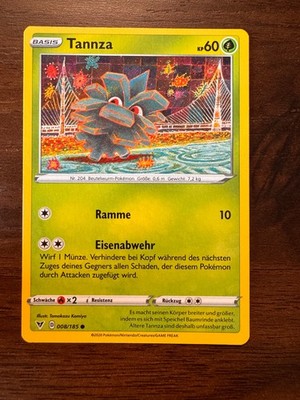   Pokémon Tannza 008/185 DE Farbenschock Komiya Common  