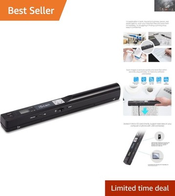 Versatile Handheld Scanning Wand - 900DPI Colours, 16GB SD Card, USB Compatible