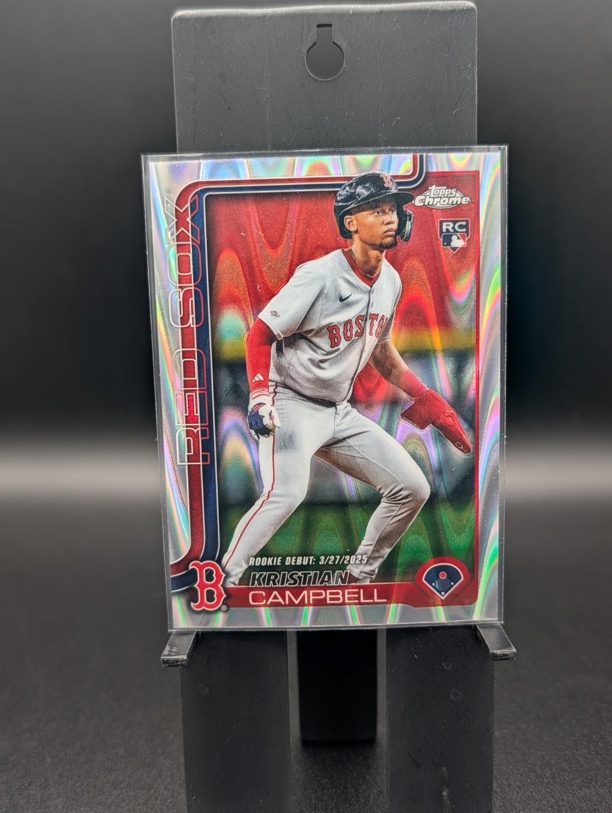 2025 Topps Chrome - Kristian Campbell #171 RayWave Refractor (RC)