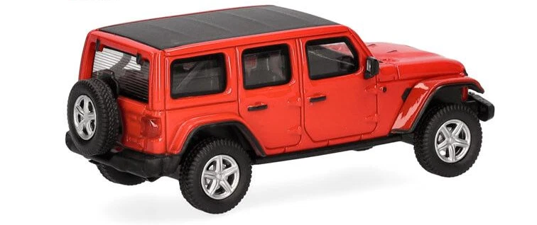 MICRO CITY, JEEP Wrangler 2017 rosso, 1/87, HER87MC000011 - Immagine 2 di 4