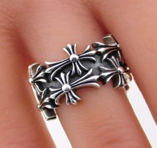 2013 Chrome Hearts 925 Sterling Silver Double...
