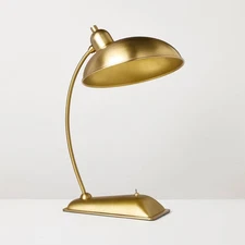 Toggle Switch Task Lamp Brass - Hearth & Hand with Magnolia