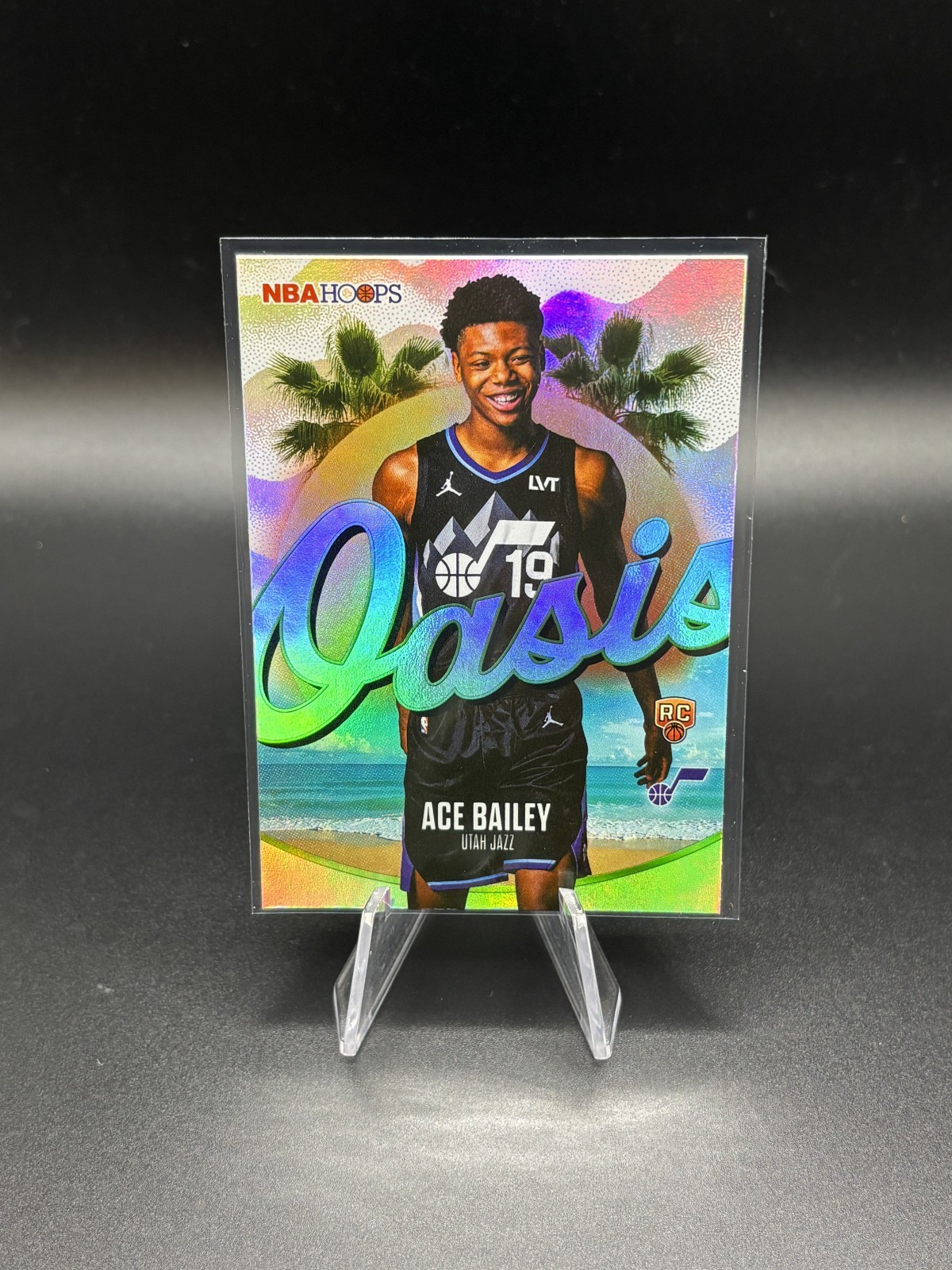 2025-26 Topps Hoops Ace Bailey Oasis Case Hit SP Rookie Card
