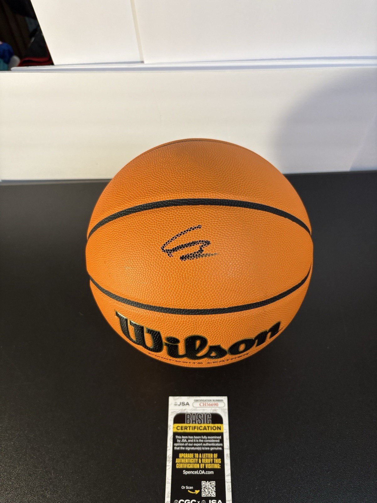 Cameron Boozer Autographed Signed Duke Blue Devils Wilson NCAA Basketball Jsa Coa 