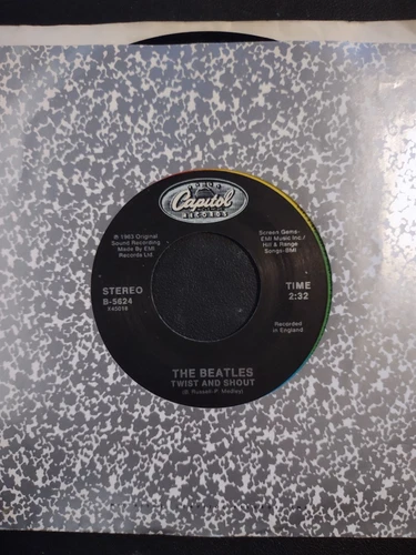 THE BEATLES Twist and Shout 45 There's a Place capitol