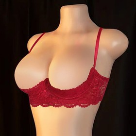 Women's Lace Half Cup Bra Underwired Bra Sexy Open Nipple Sleepwear Lingerie❥