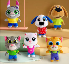 Can't Talk Talking Tom And Friends With Changeable Clothes Plush Toys 18cm Talki