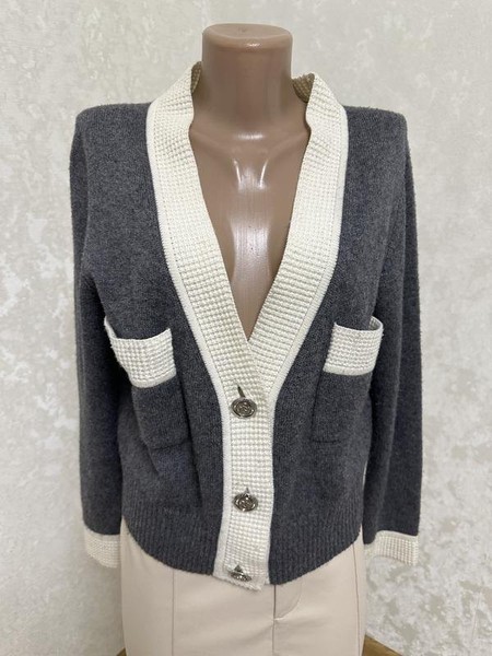 Women Claudie Pierlot Sweater Grey Viscose 42