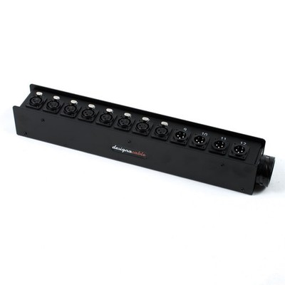 12 Way VDM Stage Box,Neutrik XLRs, Wall Box Snake Cable Loom