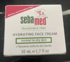 Sebamed Fragrance Free Hydrating Face Cream Normal To Dry Skin 1.7 oz/50mL NEW