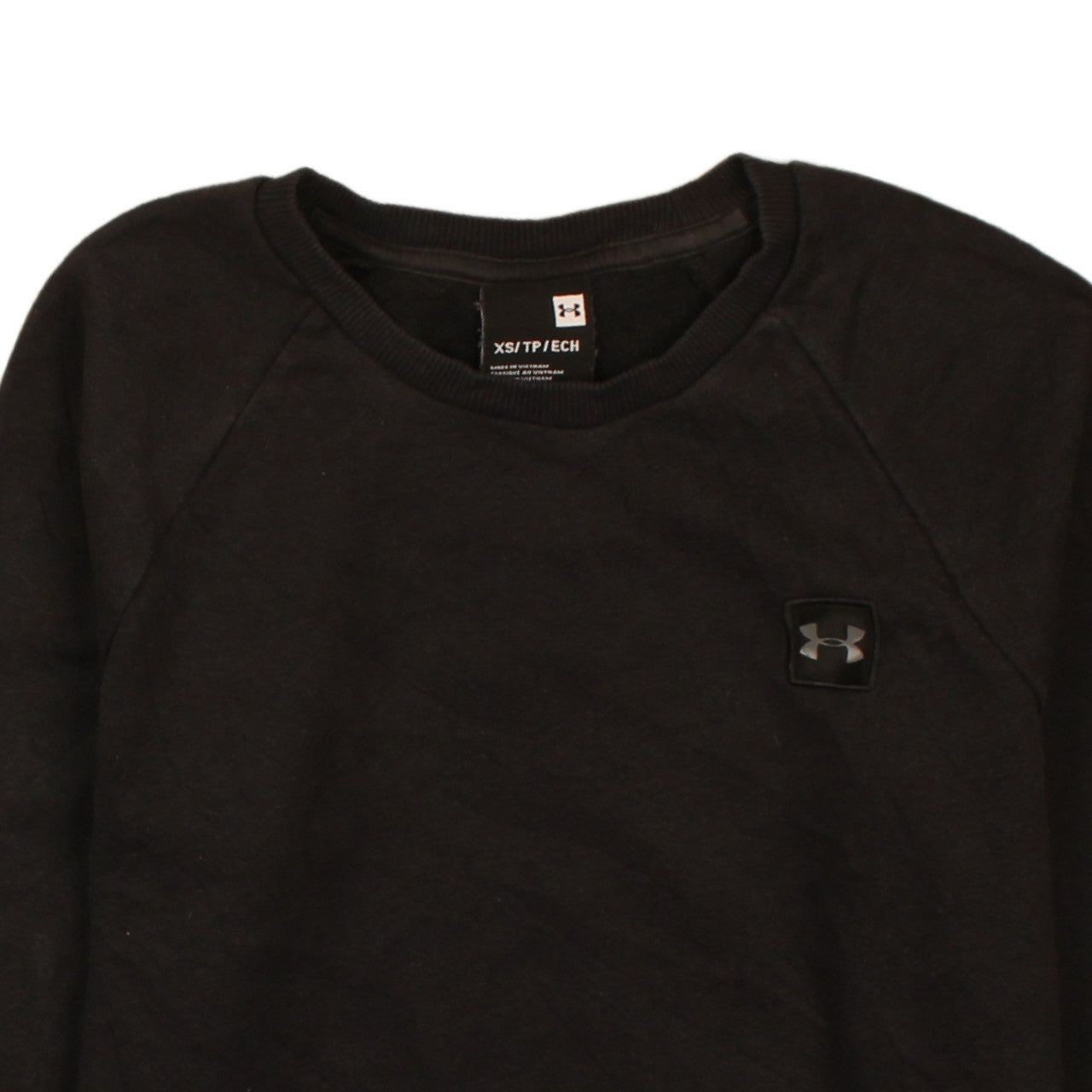 Under Armour Black Sweatshirt Mens Xs image 3