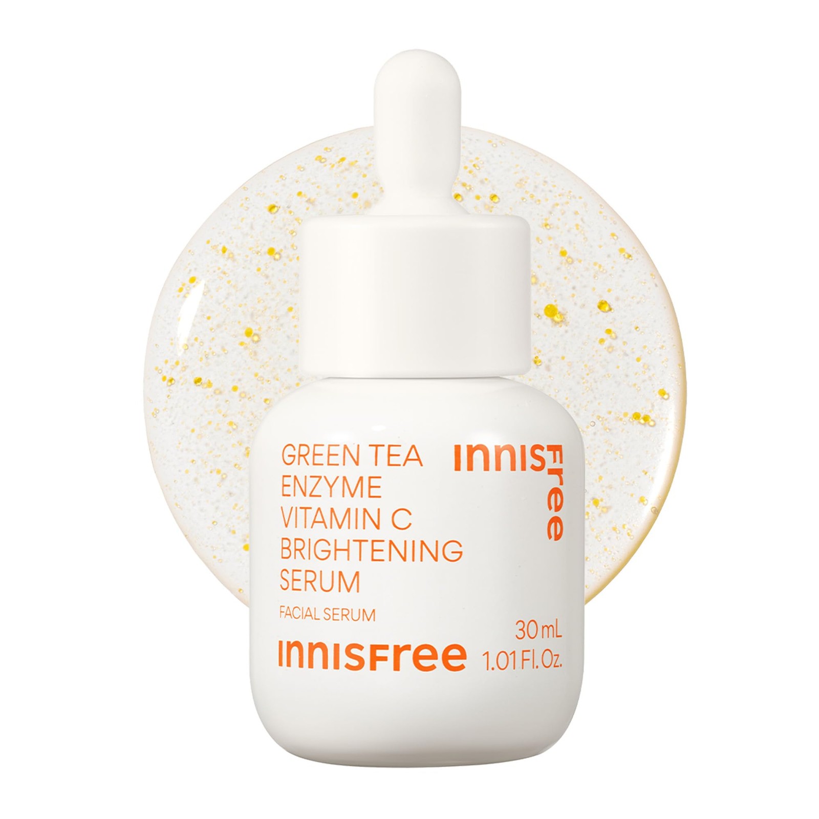 Innisfree Green Tea Enzyme Vitamin C Brightening Serum For Dark Spot Fading Korean Face Serum For Glow - Image 2