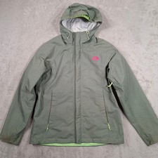 The North Face Jacke Damen Medium Grün DryVent Kapuze Wasserdicht Outdoor Mantel