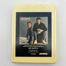 Air Supply - Self-Titled - Restored 8 Track Tape - New Pad and Splice