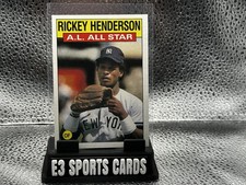Topps 1986 All-Star Rickey Henderson New York Yankees #716 Baseball Card