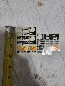  Vintage HPI Nitro Star .15  Decals