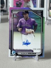 2024 Bowman Chrome Auto 236/499 Aldalay Kolokie #CPA-AK (AU, RC) Rockies