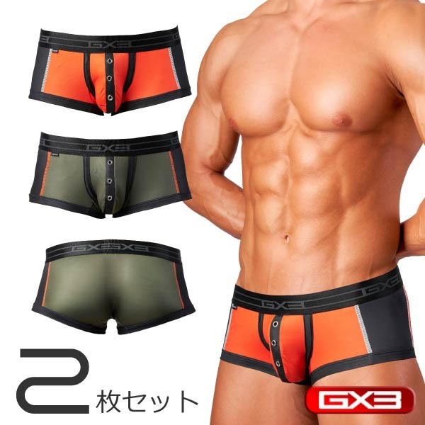 2PACK GX3 PROFESSION ARMY BOXER JAPAN SEXY UNDERWEAR K2401