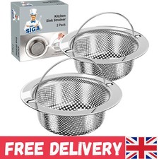 Kitchen Sink Strainer, Stainless Steel Food Catcher Drain Protector Basket