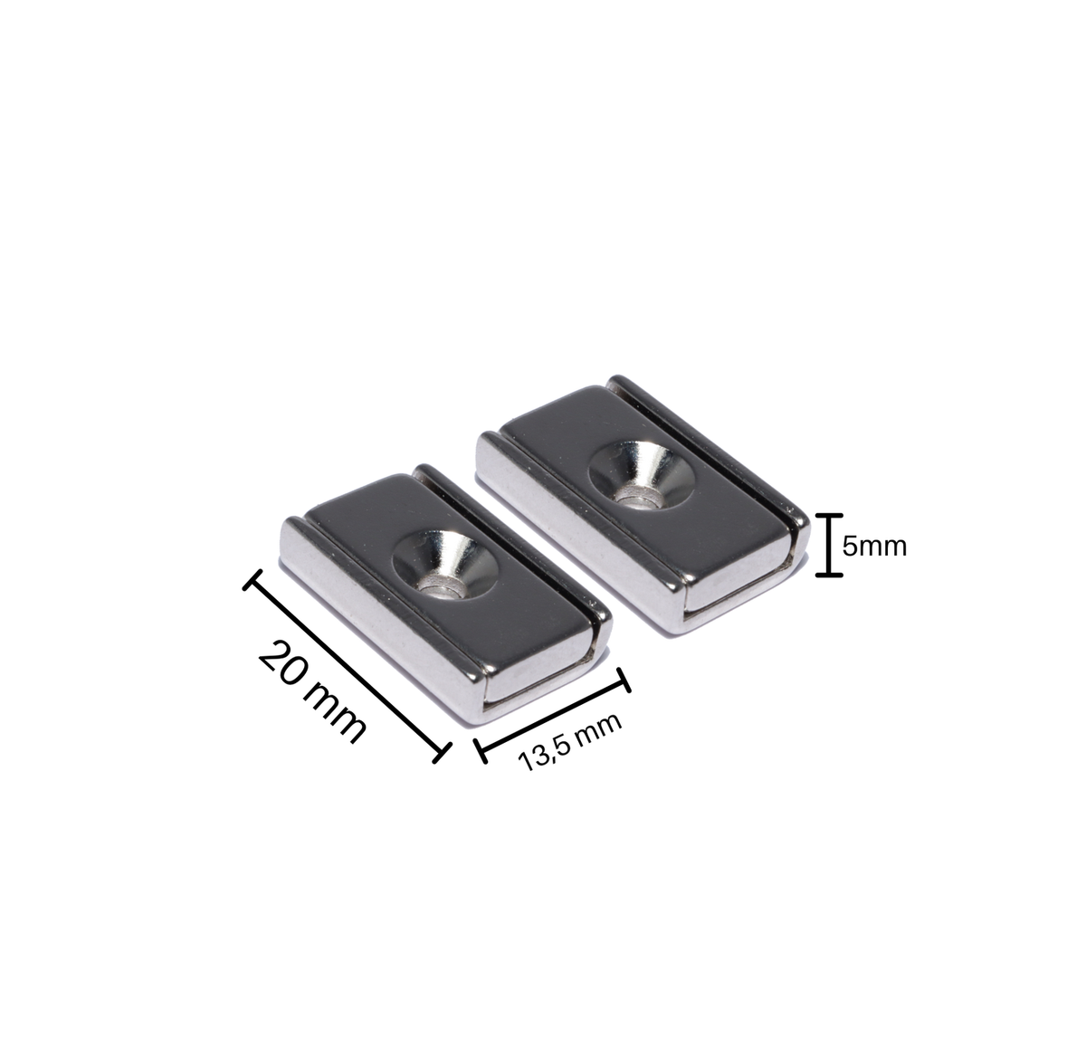 5 NEODYM RING MAGNETE D14x3 Mm SÜD 3,5 Mm BOHRUNG SENKUNG LOCH ANSCHRAUBEN 3 KG