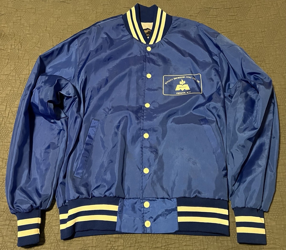 🟦🔥🟦 VINTAGE MASSEY ENERGY ROYALTY SMOKELESS COAL MINING WV XL