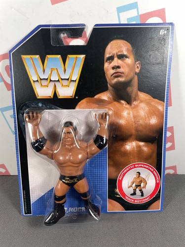 Mattel WWE Retro Series 2 The Rock Action Figure W...