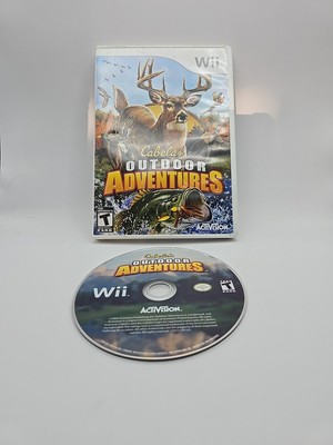 CABELA S OUTDOOR ADVENTURES NINTENDO WII COMPLETE SET W/ MANUAL 2009 ACTIVISION
