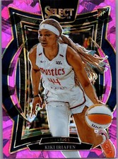 2025 Panini Select WNBA Pink Ice #91 Kiki Iriafen RC Card Washington Mystics