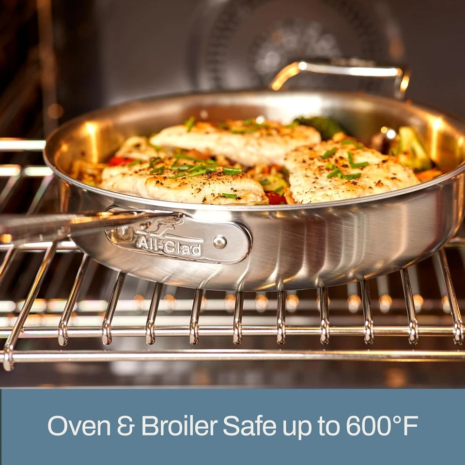 Utensilios de cocina All-Clad D5 pulido 5 capas de acero inoxidable (tu elección) Foto 4 de 4