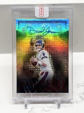 2022 DANIEL JONES #'d /12 Panini Illusions Limelight AUTO RED Encased SP #LS-DJ