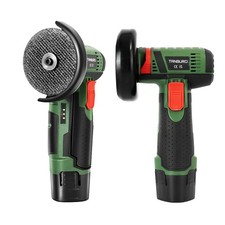 Portable Cordless Angle Grinder Polishing and Cutting Machine w/ 2 Battery