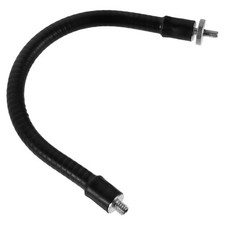 Support de micro en métal avec bras col de cygne tige flexible de 25 cm pour