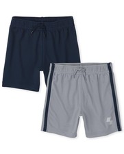The Children's Place boys Toddler Performance Basketball 2pack Shorts, Multi ...