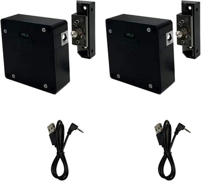 RFID Lock Electronic Cabinet Lock, Hidden DIY Lock with USB Cable