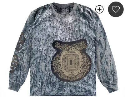 TRAVIS SCOTT OFFICIAL UTOPIA TOUR MERCH God s Country Long Sleeve Shirt Size XL