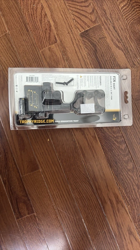 Trophy Ridge Sight FIX 7 Pin Sight Right Hand .019 w/ Sight Light AS907 #23748 - Imagem 2 de 4