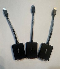 StarTech MDP2VGA Mini DisplayPort to VGA Video Adapter Converter LOT OF 3 