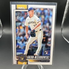 2026 Topps Series 1 Rookie Jacob Misiorowski #10 Milwaukee Brewers