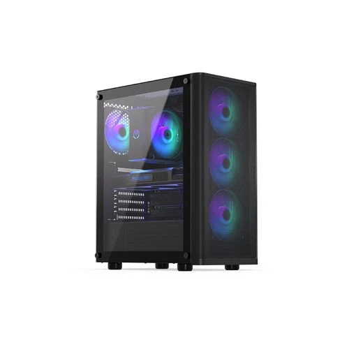 Endorfy Ventum 200 ARGB ATX Full Tower Tempered Glass PC Case Top and Front Mesh