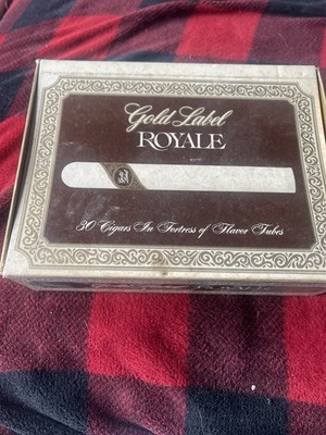 Gold Label Royale Cigar Box 