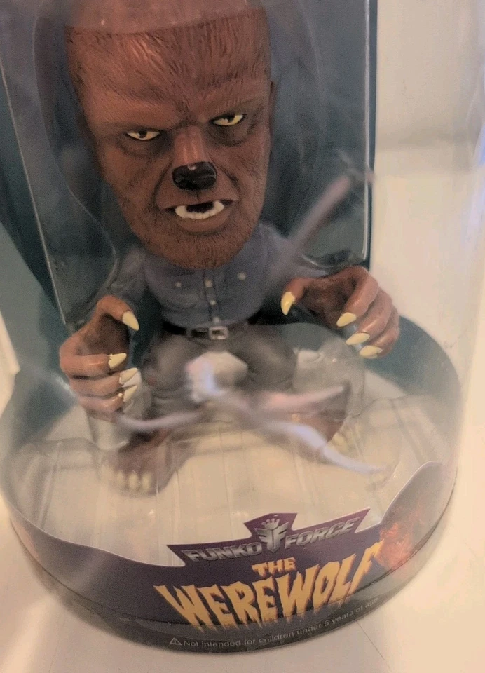 The Werewolf Funky Force Figure Movie Monsters 6” Sealed Damaged Box 2009 - image 2 of 4