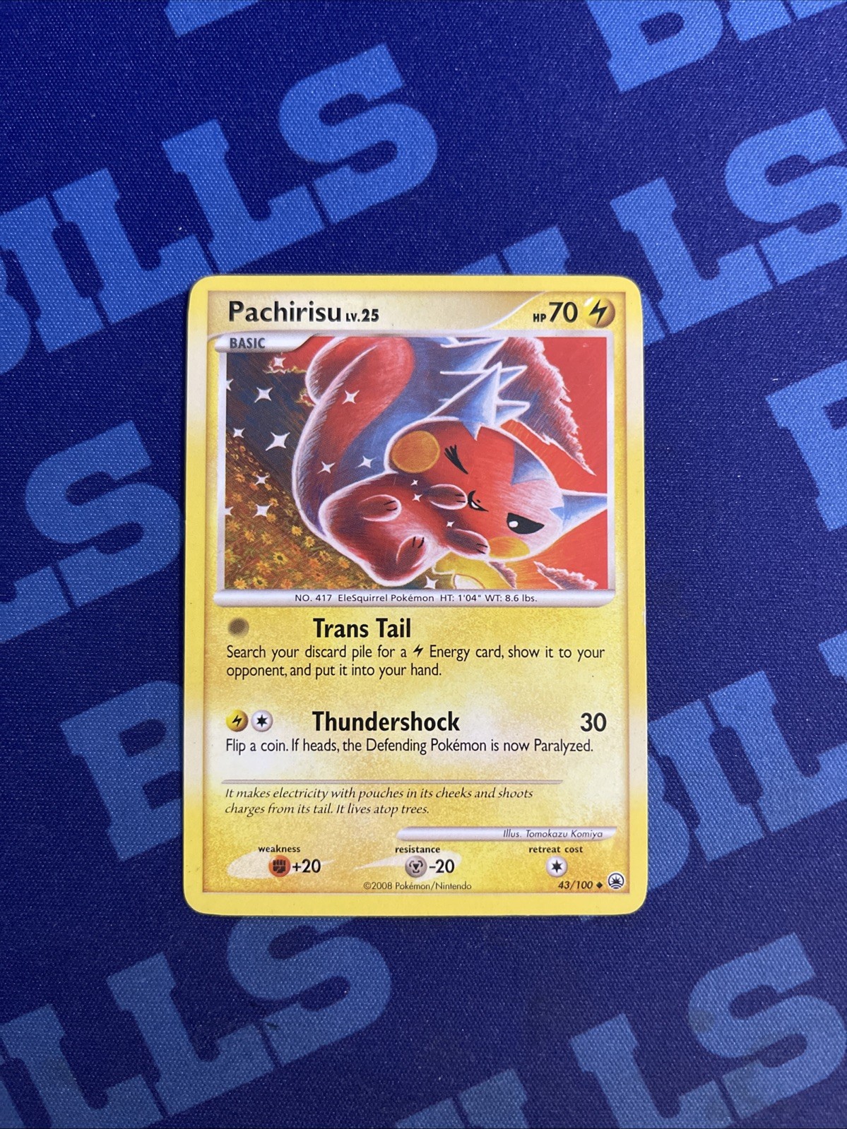 Pokemon Pachirisu 43/100 Majestic Dawn LP