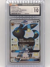 Pokemon 2019 Hidden Fates Umbreon GX Shiny Vault SV69/SV94 CGC 10 Gem Mint 💎 on eBay