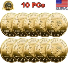 2024 President Donald Trump Commemorative Coin Take America Back Metal Coin Gold
