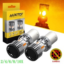Auxito Error Free 1156 3497 7506 P21w Led Rear Turn Signal Light Bulb Amber 28x