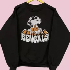 Cincinnati Bengals Football NFL Retro Black Unisex Sweatshirt Men Women KH18914