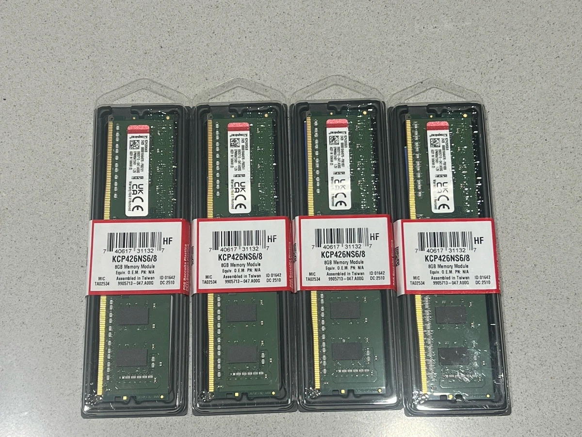 Kingston DDR4 SDRAM 32 GB Total Capacity Memory (RAM) for sale | eBay